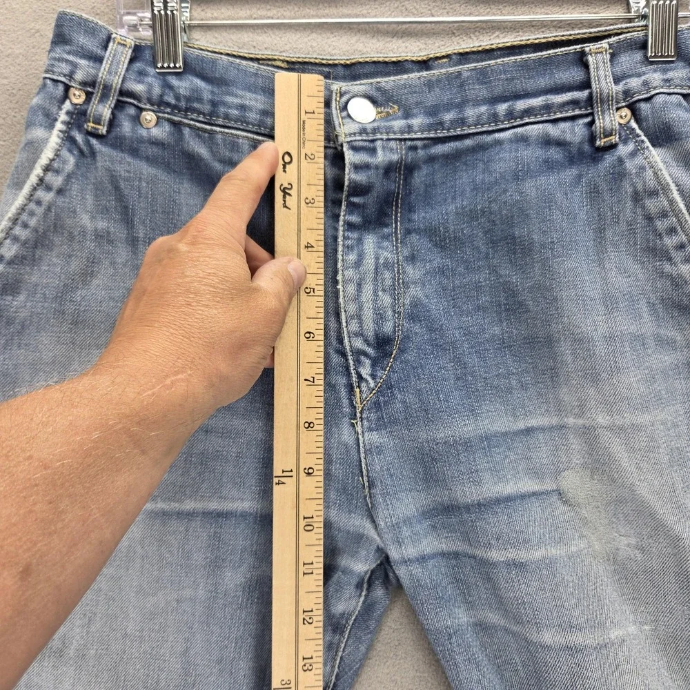 Vintage Levis Engineered Jeans Mens Blue Twisted Zip Fly Fits 31x30